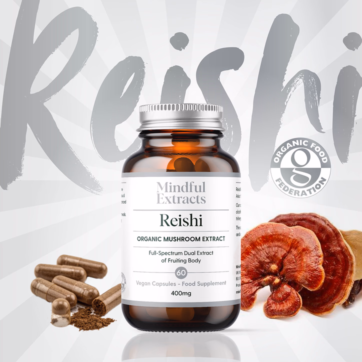 Mindful Extracts Organic Reishi Mushroom Capsules