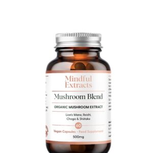 Mindful Extracts Organic Mushroom Blend 60 Vegan Capsules